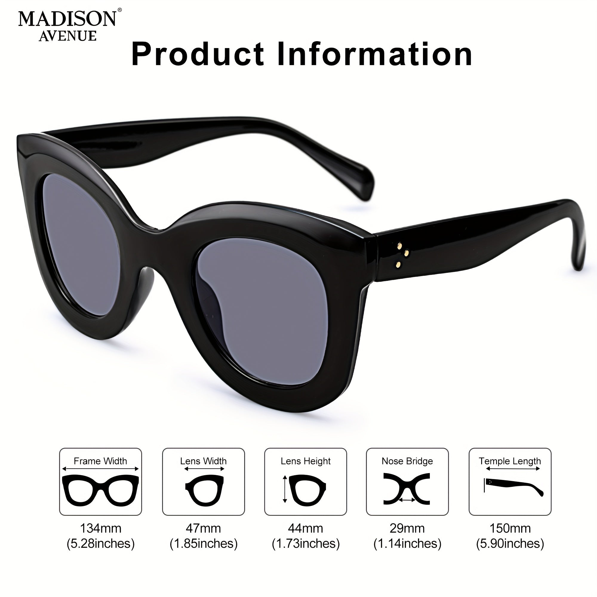 Y2K Cat Eye Sunglasses Gradient Glasses Beach Party Club UV400