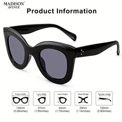 Y2K Cat Eye Sunglasses Gradient Glasses Beach Party Club UV400