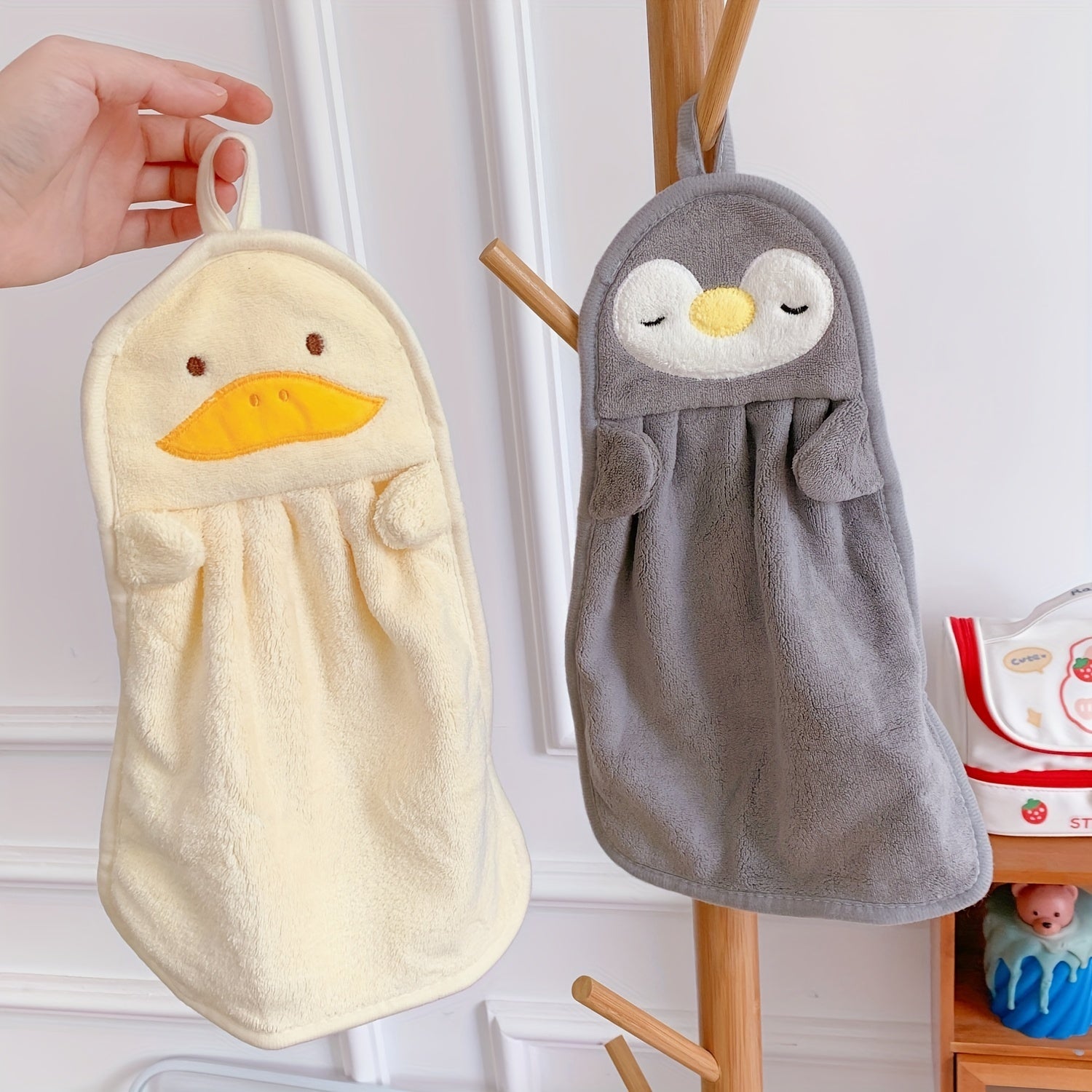 Cartoon Hand Wipe Towel Absorbent Soft Cloth