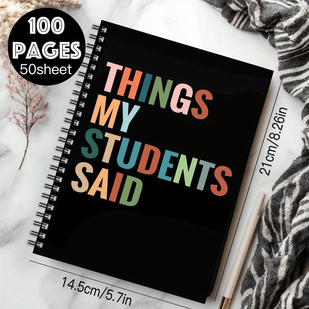 Teacher Spiral Notebook Journal Thank You Gift for Teachers