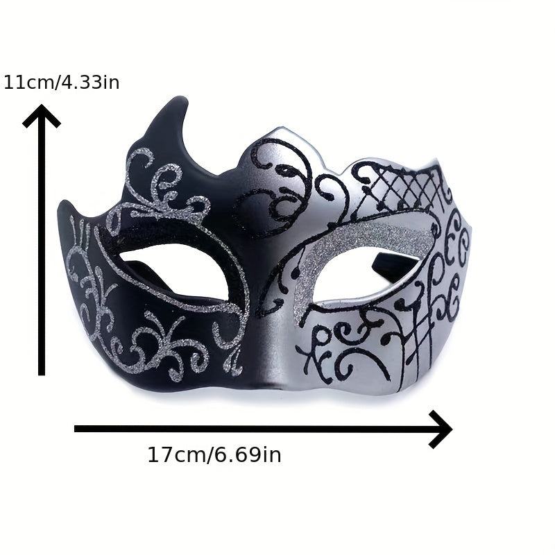 Men's Half Face Mask for Party Bar Makeup Dance