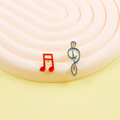 Musical Note Brooches Set - Creative Novel Design