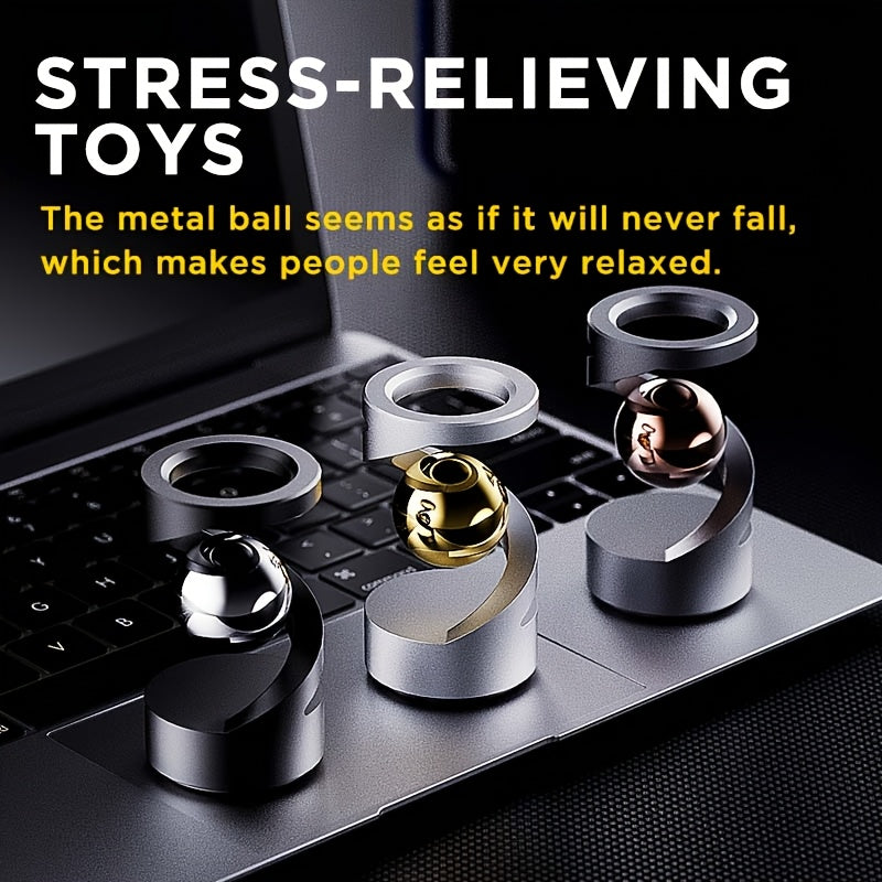 Rose Golden Beads Desk Spinner Stress Relief Toy