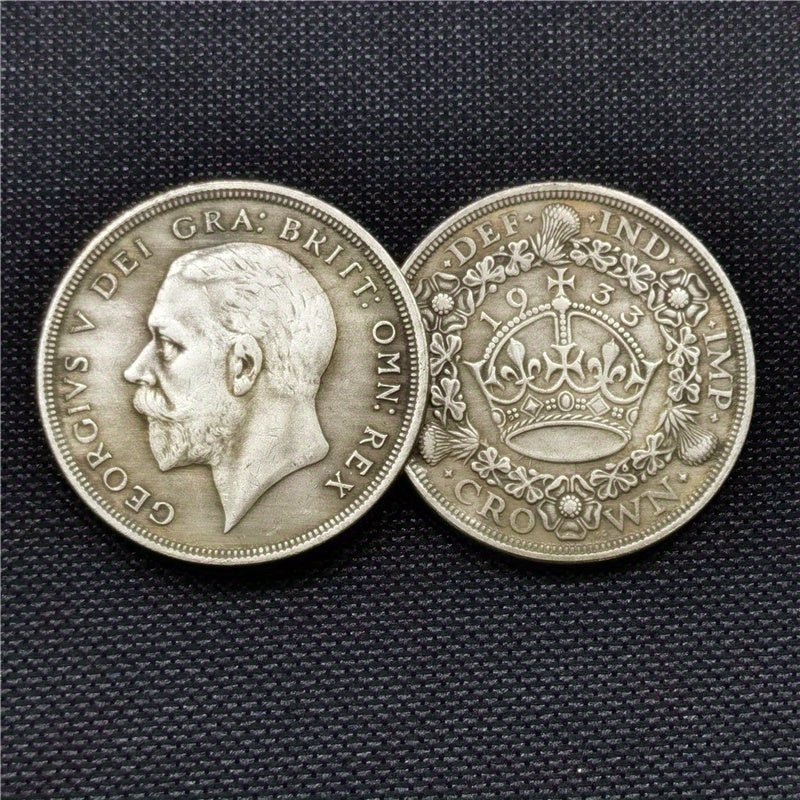 1933 UK 1 Crown Copy Coin Collection