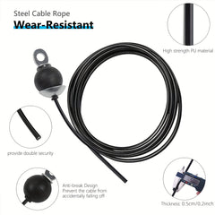 Fixed Wire Rope With Ball for Gym Cable Machine - Weight Lifting Pulley System