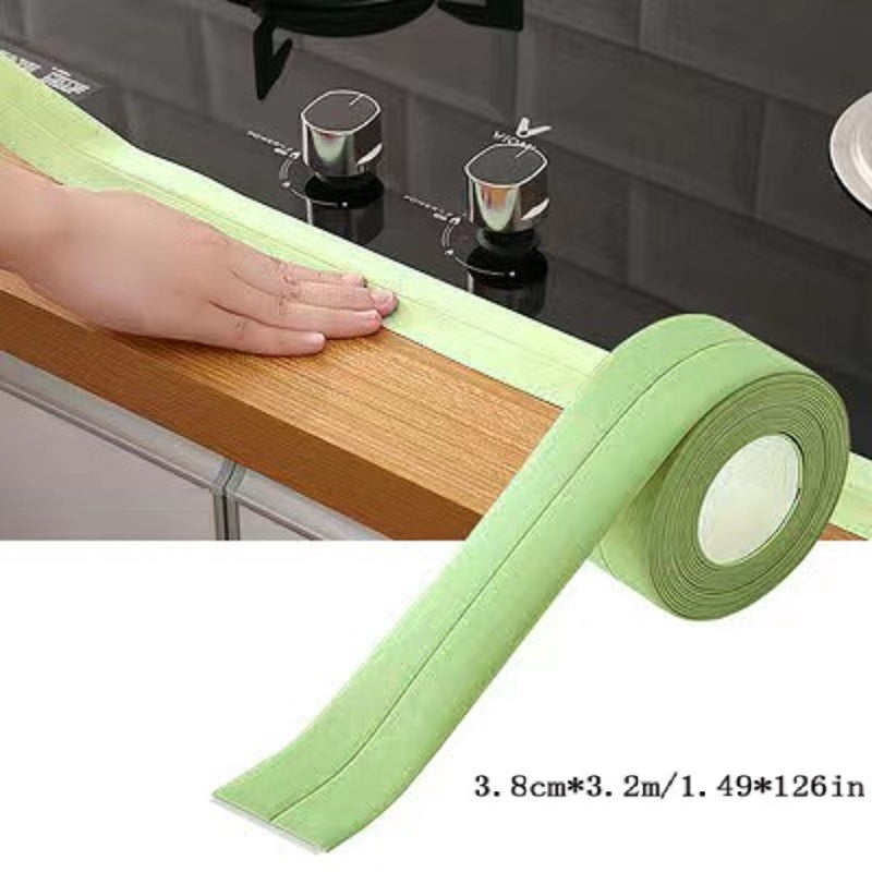 Bathroom Shower Sink Sealing Strip Tape Self Adhesive Waterproof Wall Sticker