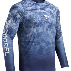 Men's Camo UPF 50 Sun Protection Shirt Long Sleeve Quick Dry