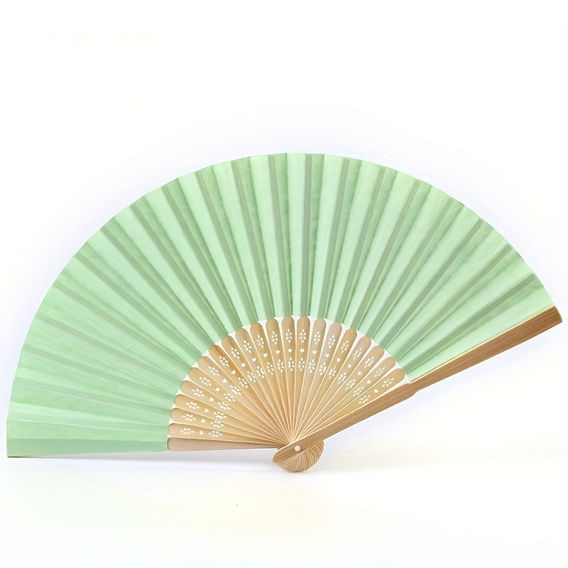 Ancient Style Fan Folding Fan Retro Classical Daily Use Fan Female Paper Fan
