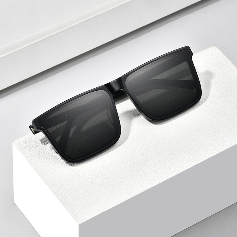 Classic Rectangle Sun Glasses for Men Outdoor Vintage Square Sunglasses