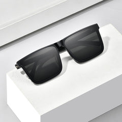 Classic Rectangle Sun Glasses for Men Outdoor Vintage Square Sunglasses