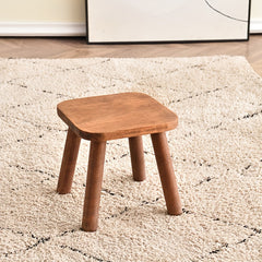 Solid Wood Shoe Changing Stool for Living Room Entrance Bathroom Bedroom