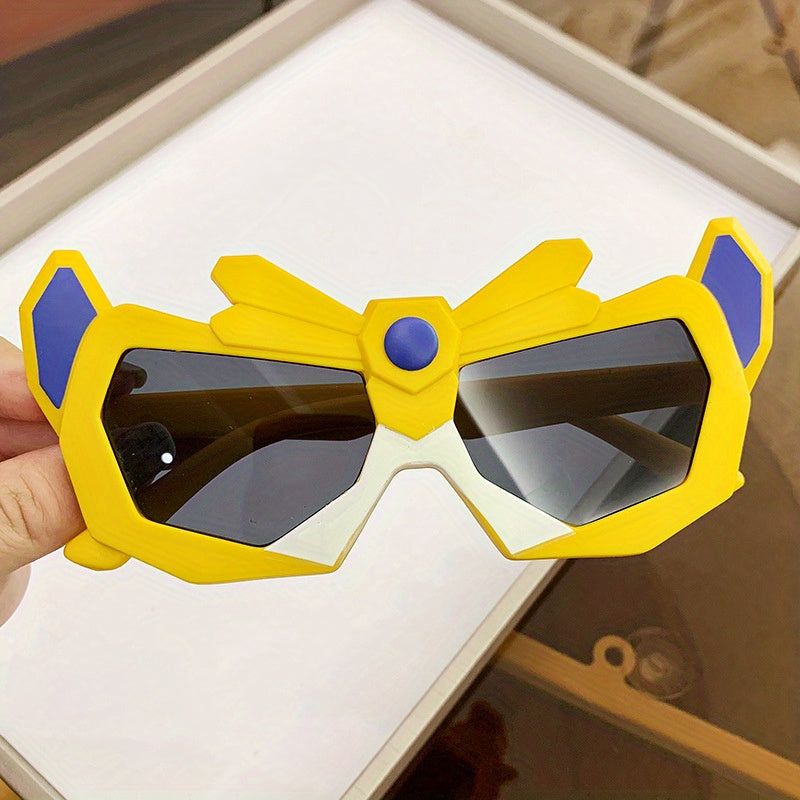 Casual Cartoon Frame Sun Protection Sunglasses for Kids