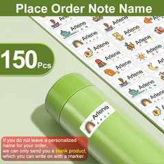 Waterproof Name Sticker 180pcs School Label Preschool Stationery Ta