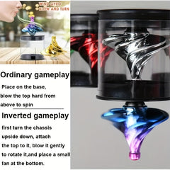 Colorful Wind-Powered Spinning Toy for Stress Relief