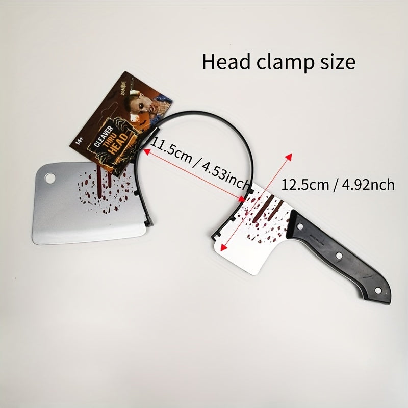 Halloween Hair Hoop Plastic Pierced Kitchen Head Buckle Cosplay Prop
