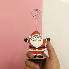 Christmas Wooden Small Ornaments Desktop Decorations Delicate Mini Decor