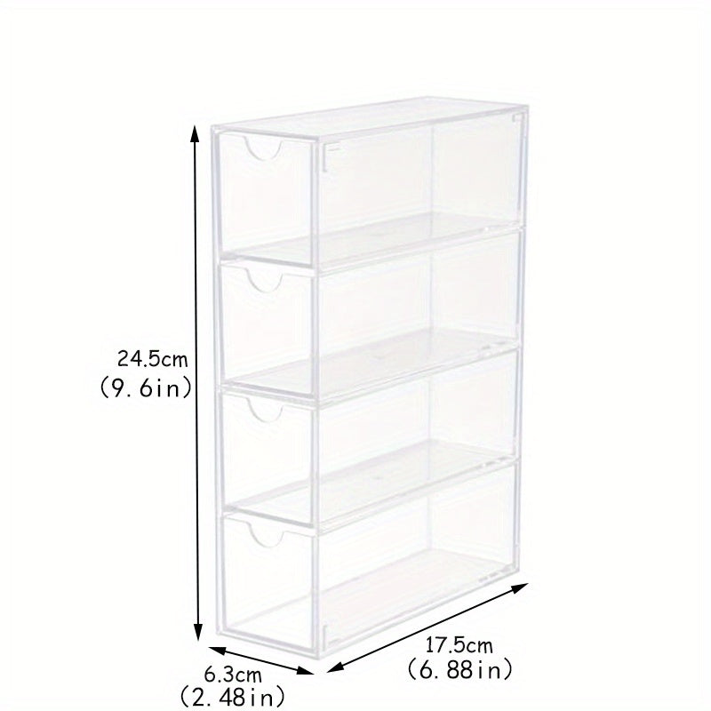 Acrylic Glasses Storage Box Display Rack Drawer Type