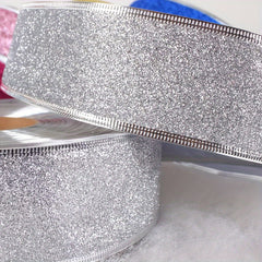 4pcs Powder Ribbon Christmas Tree Decoration Gift Packaging With Butterfly Knots