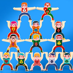 Balance Doll Board Stacking High Blocks for Kids