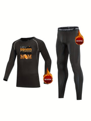 Kids Compression Football Fleece Set