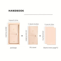 Macaron Fresh Series PU Cover Inner Core Basic Plan Diary Notebook Suit