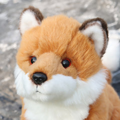 Emulational Fox Plush Toy for Kids - Birthday Gift Not Animal Fur