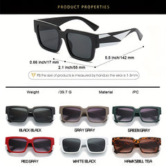 Men's Large Square Sunglasses UV Protection for Outdoor Sports