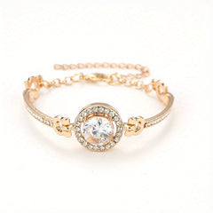 Rhinestone Bangle Bracelet Women's Jewelry