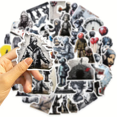50pcs Abstract Art Style Graffiti Stickers for Laptop Water Cup Decoration