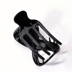 2pcs French Curved Hair Clip Large Duck Billed Clip Ponytail Holder Clip