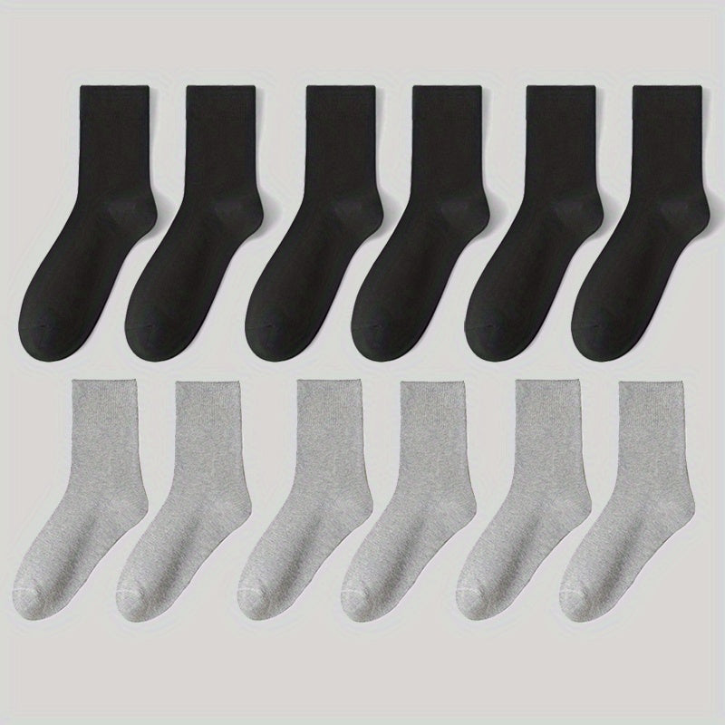 6 Pairs Comfy Breathable All Match Women's Socks Stockings