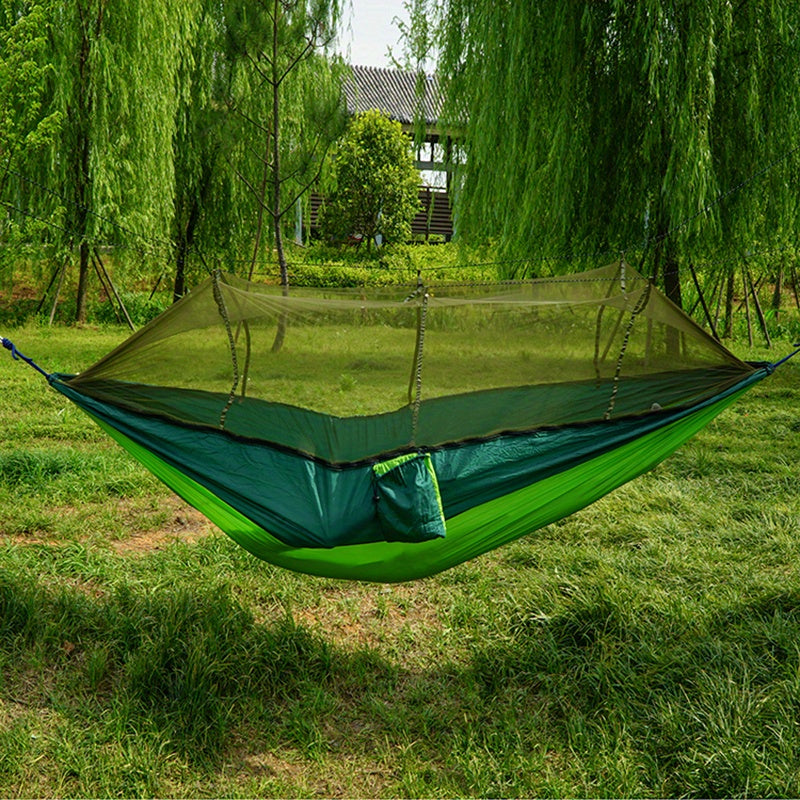 Anti Rollover Double Hammock with Mosquito Net