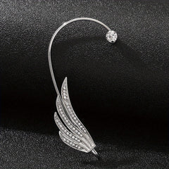Zircon Wing Ear Clips High End Ear Bone Earrings