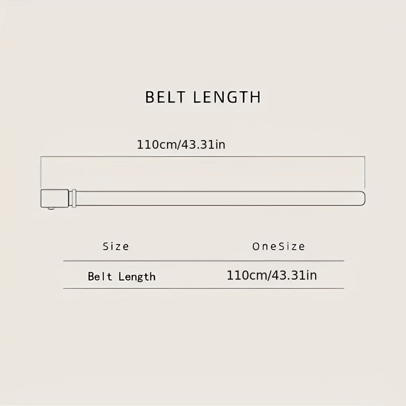 Canvas Micro Elastic Braided Belt for Youth