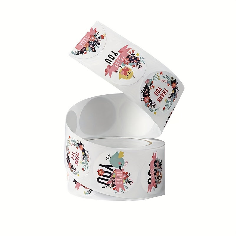 Roll Stickers Gift Packaging Box Decoration Stickers 5 Patterns