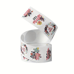 Roll Stickers Gift Packaging Box Decoration Stickers 5 Patterns