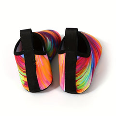 Women's Beach Wading Shoes Colorful Slip On Quick Drying Aqua Shoes