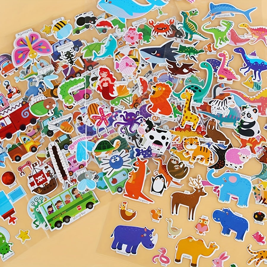 Kids' Waterproof Sticker Activity Book - Winter Year Theme