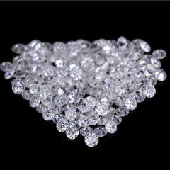 Round Cut Moissanite Stone Rhinestone Accessory