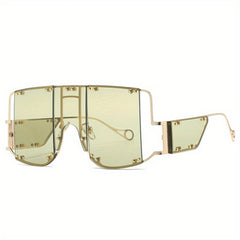 Men's Square Frame Sunglasses UV Protection