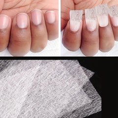 20 Glass Fiber Sheets for Manicure Extensions - Anti Cracking Phototherapy