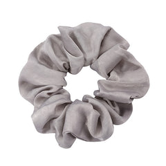 12pcs Solid Silk Hair Tie Scrunchie Ponytail Holder Accessory