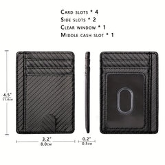 Men's RFID Blocking Front Pocket Wallet