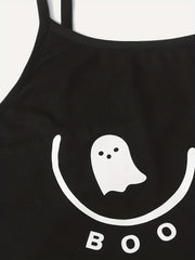  Ghost Print Pajamas Set for Women