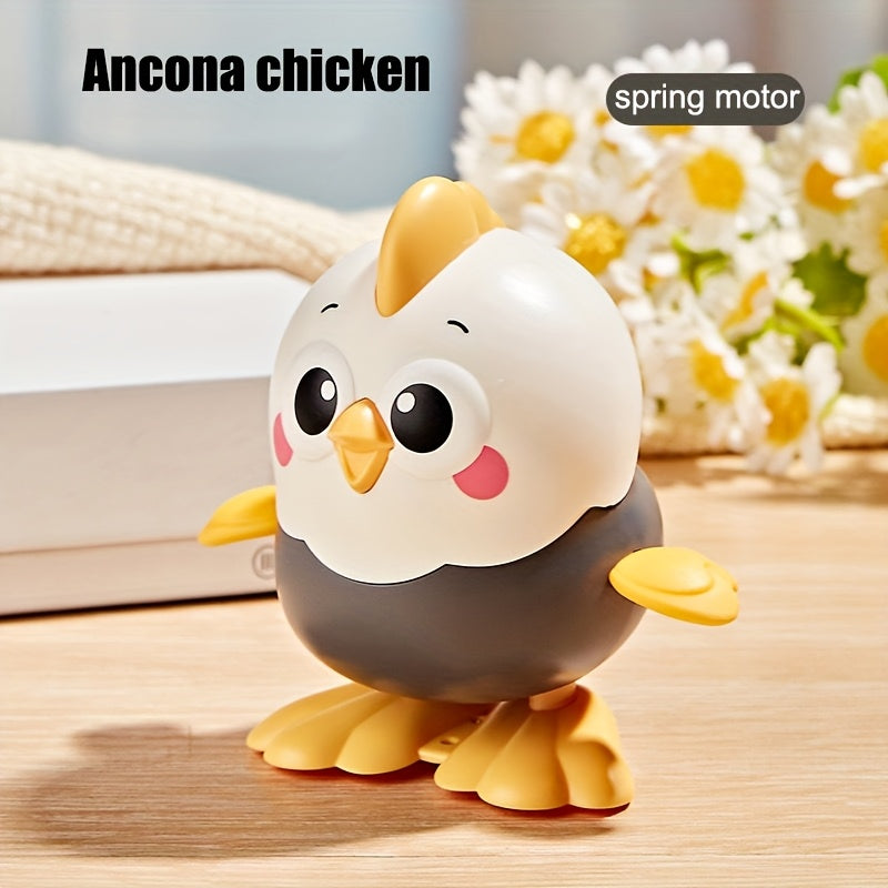 Clockwork Chicken Jumping Toy Manual Winding Jumping Doll