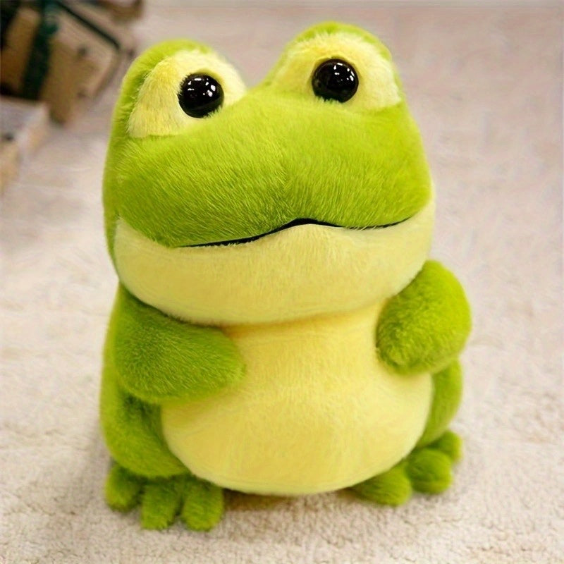 Green Sitting Frog Plush Toy 9.8 inch Stuffed Animal