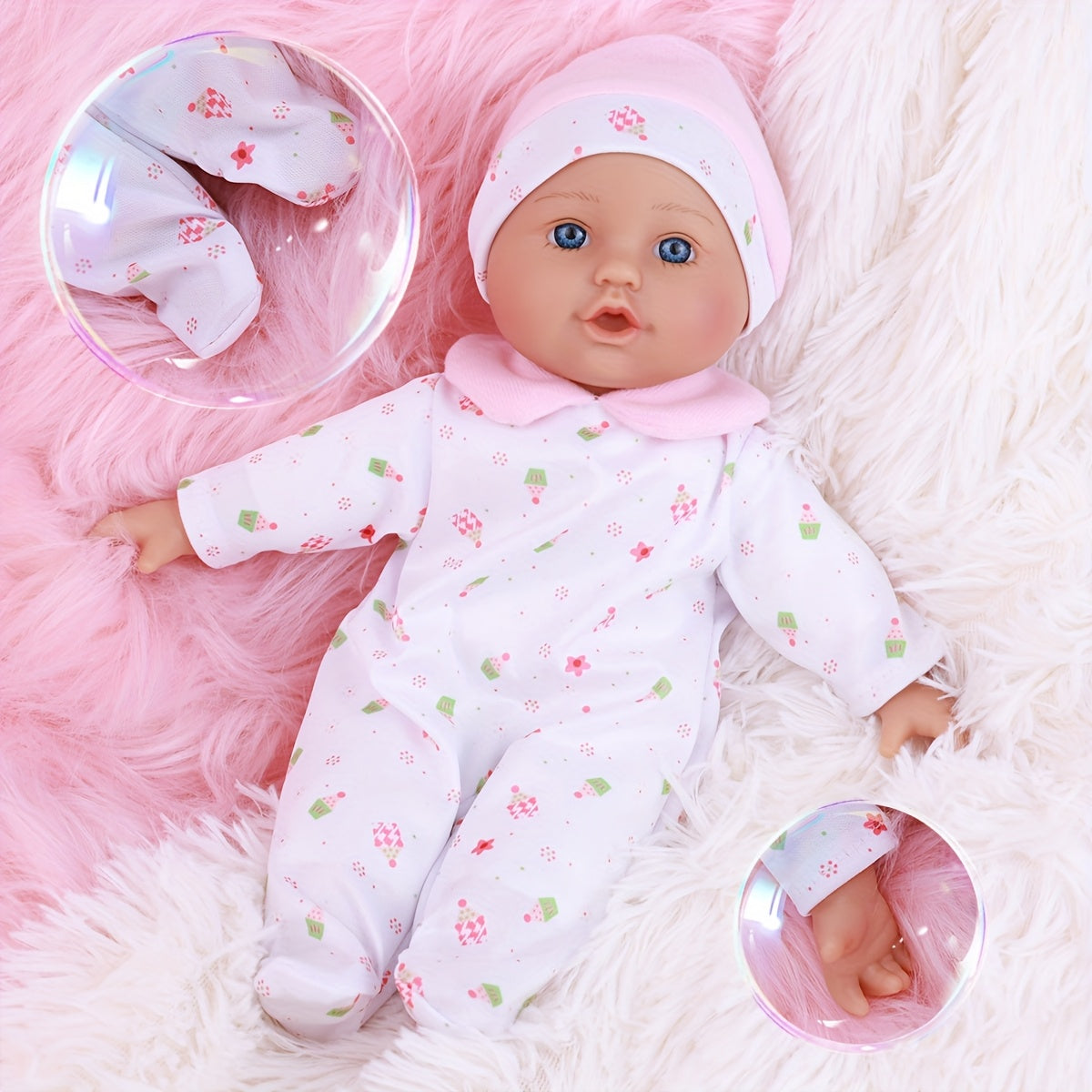 13" Reborn Doll, Spring Christmas Birthday Gift