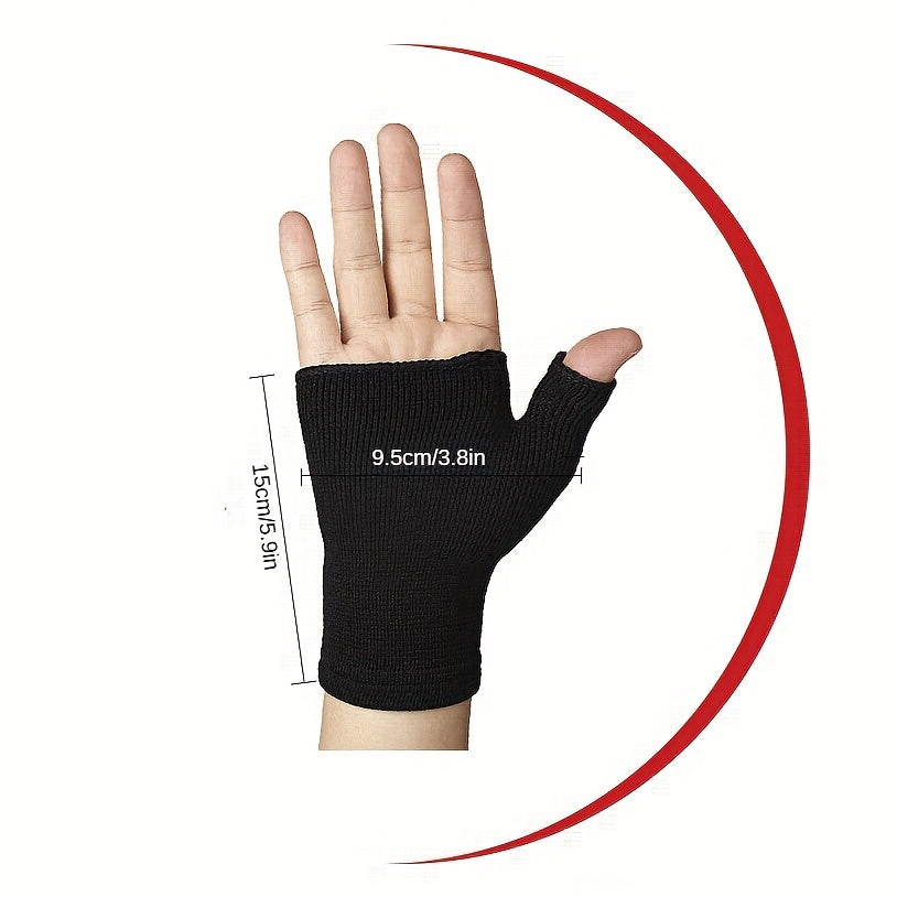Men's Half Finger Pressure Gloves for Outdoor Sports