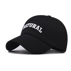 Lettered Embroidered Baseball Cap Adjustable Cotton Dad Hat Strapback Cap