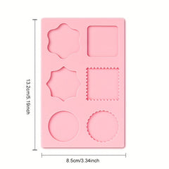 Wax Sealing Stamp Fire Lacquer Fixer 25mm Stamp Head Silicone Mold Shape Holder